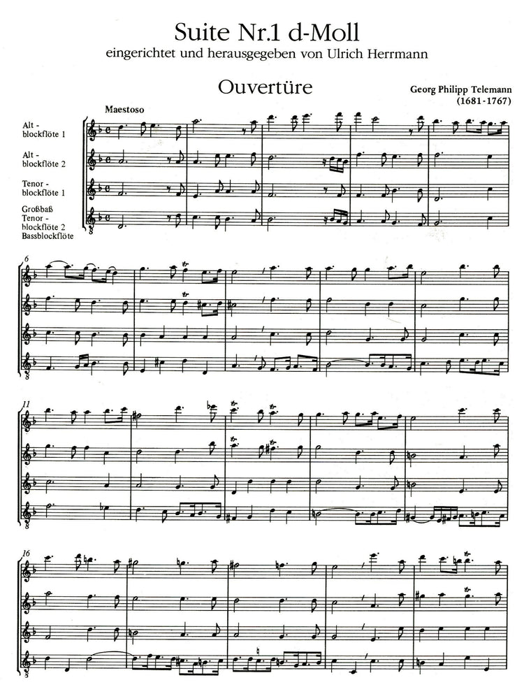Suite no 1 in d minor