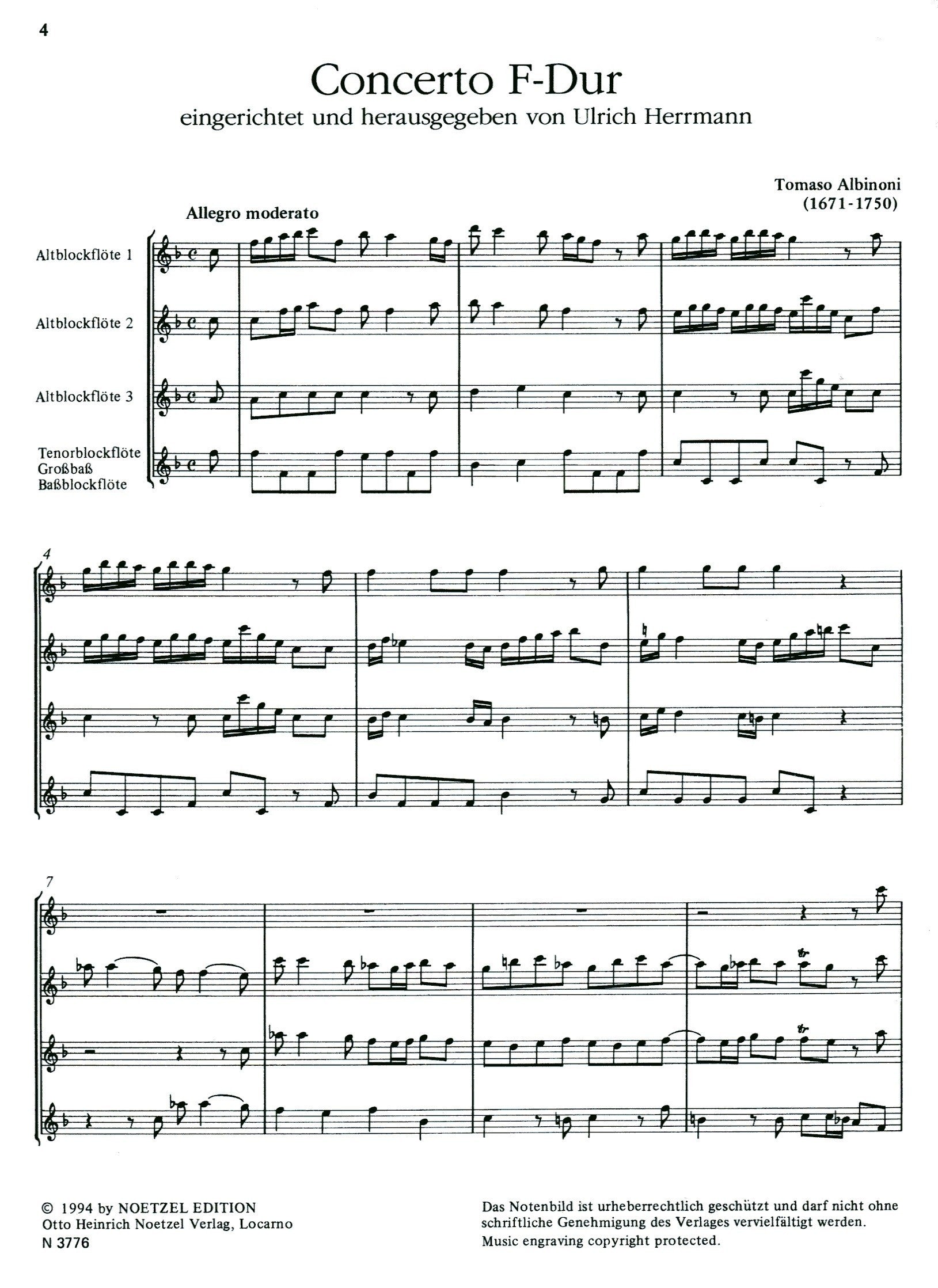 Concerto in F Major