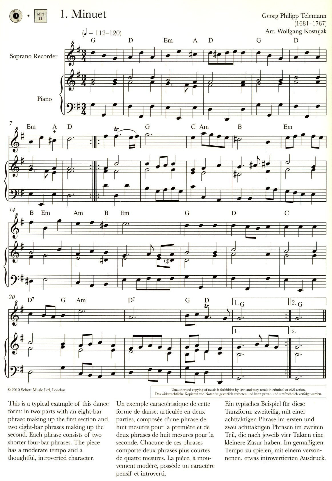 Baroque Recorder Anthology 2 (with online audio)