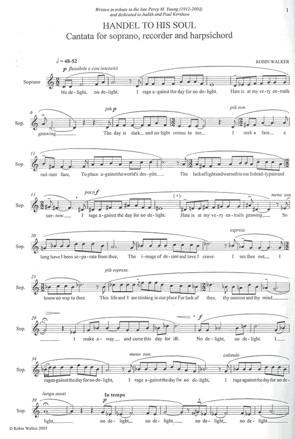 Handel to his Soul