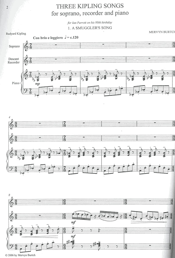 3 Kipling Songs