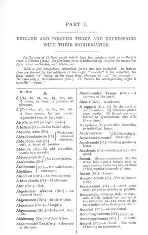 The Student's Dictionary of Musical Terms