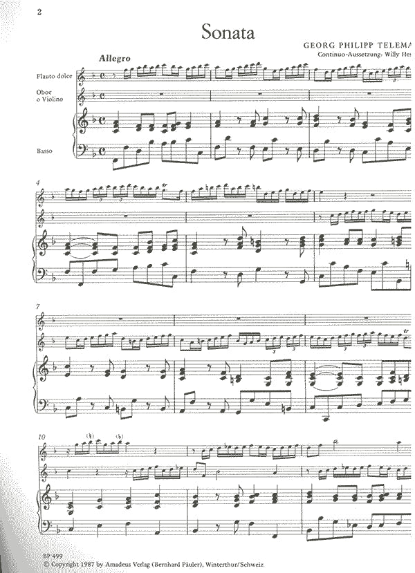 Trio Sonata in F Major