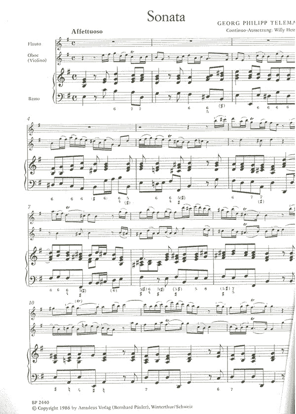 Trio Sonata in e minor