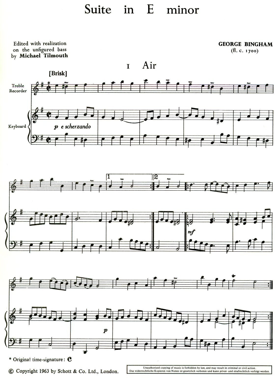 Suite in e minor