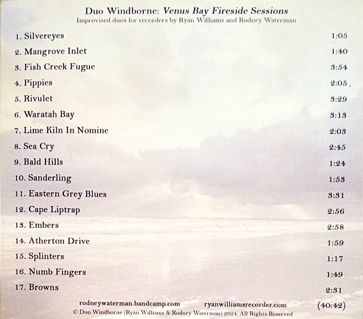 VENUS BAY FIRESIDE SESSIONS