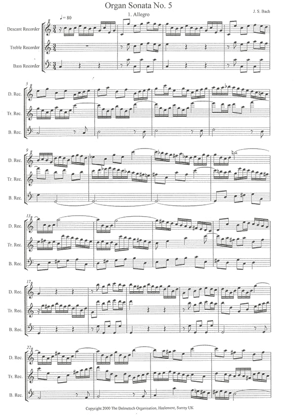 Organ Sonata No5