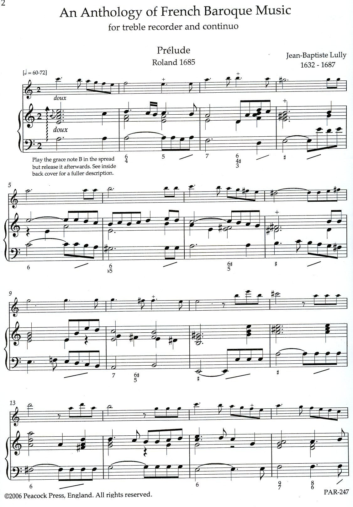 An Anthology of French Baroque Music