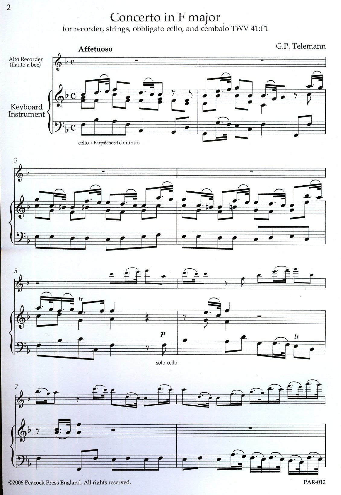 Concerto in F