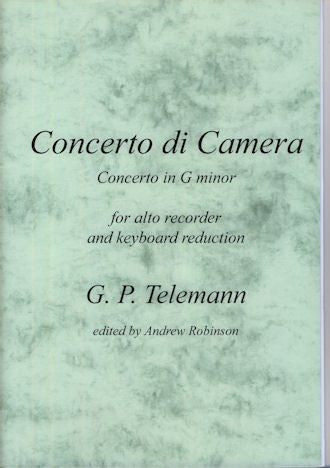Concerto di camera: Concerto in g minor