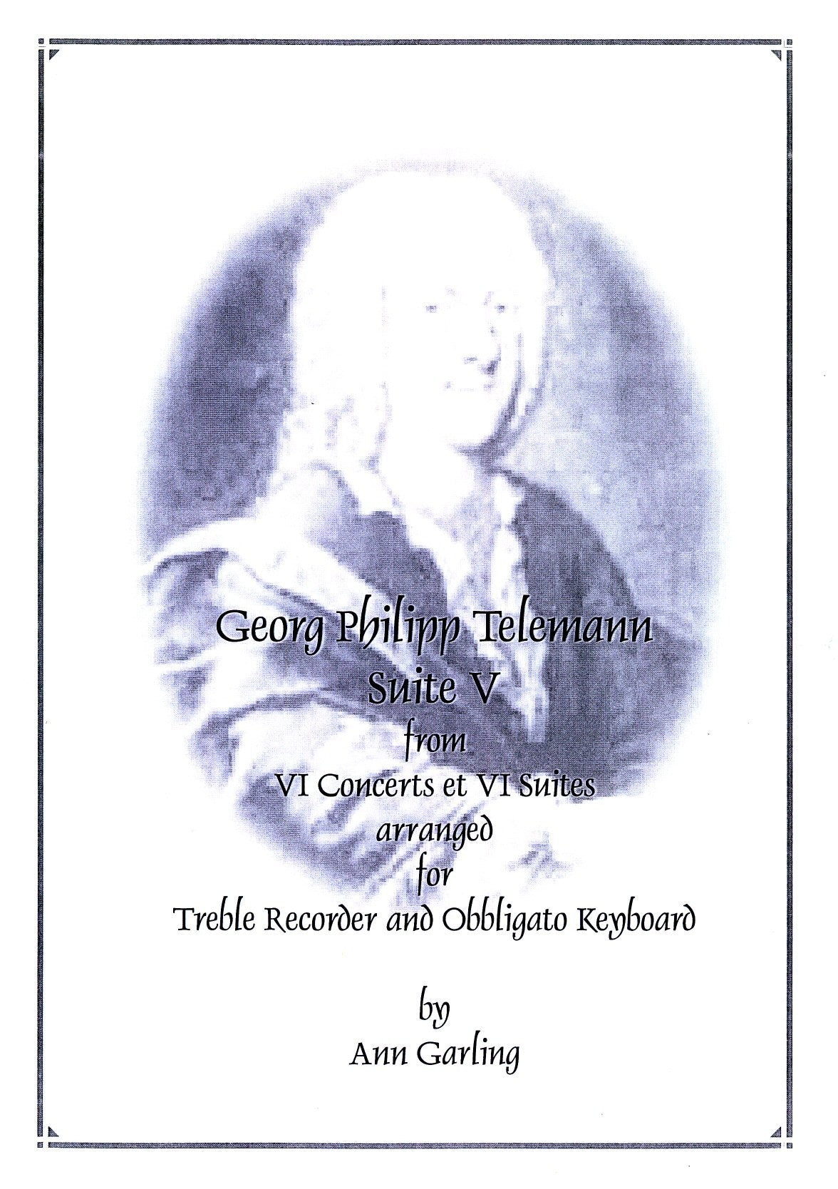 Suite V from VI Concerts et VI Suites in c minor  TWV42:a3