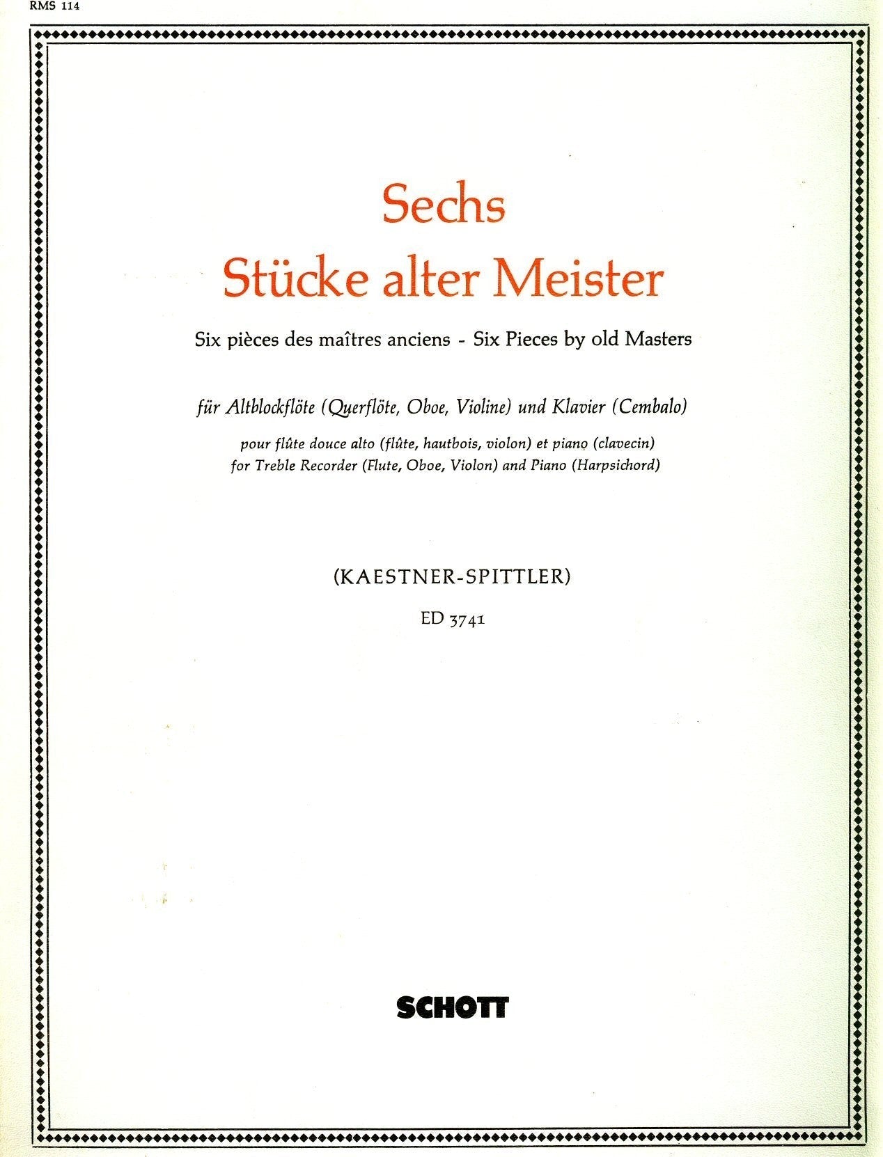 Six Pieces by Old Masters