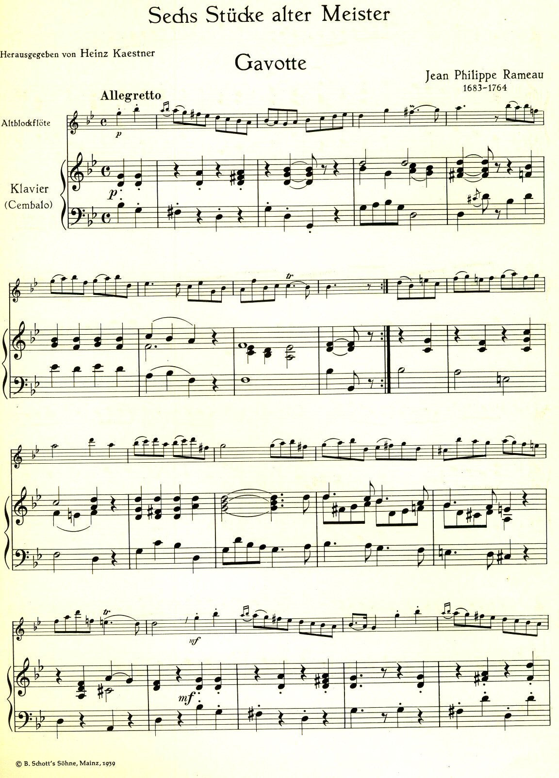 Six Pieces by Old Masters