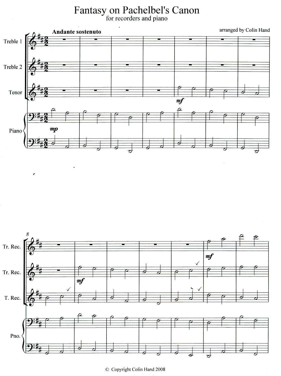 Fantasy on Pachelbel's Canon