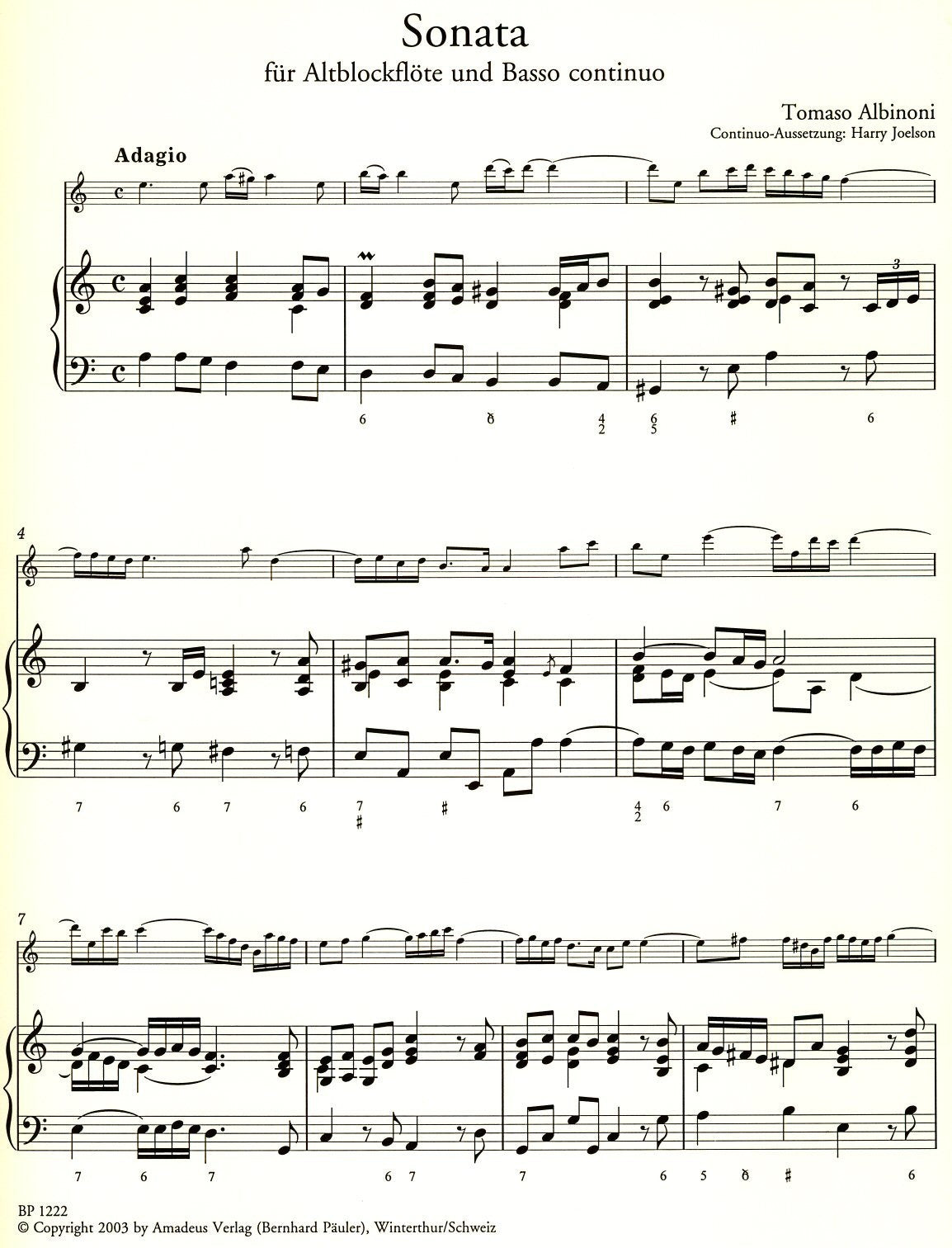 Sonata in A Minor
