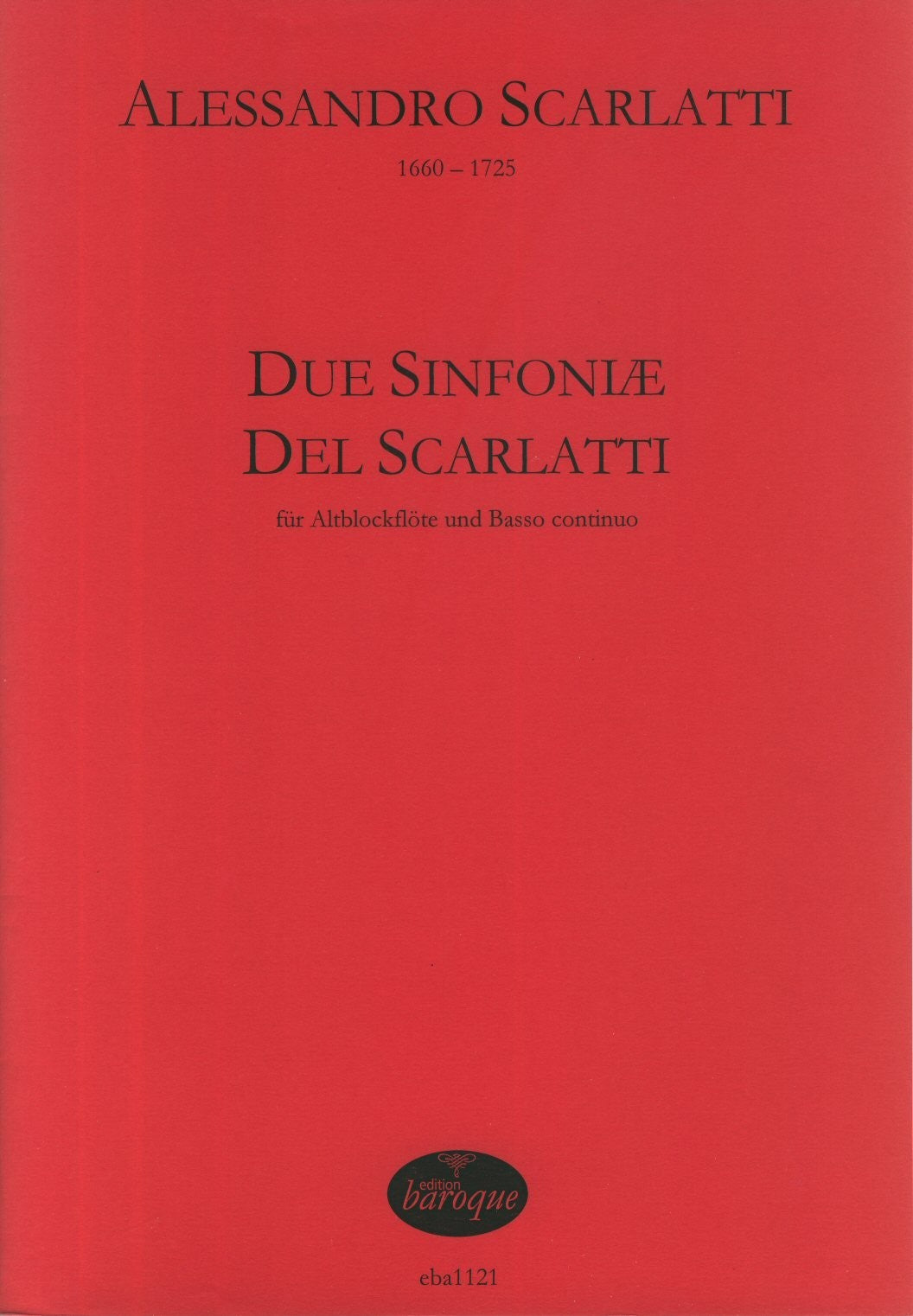 Due Sinfoniea, Del Scarlatti