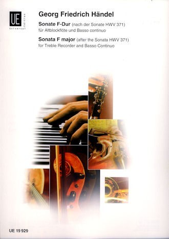 Sonata in F Major (after Sonata HWV 371)