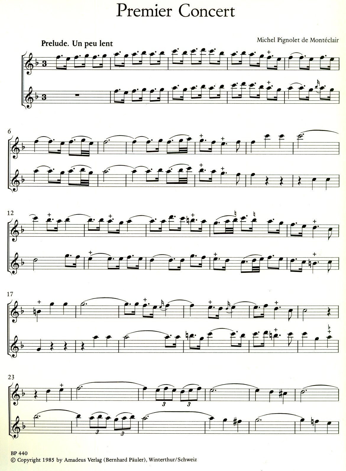 Six Concertos Volume 1