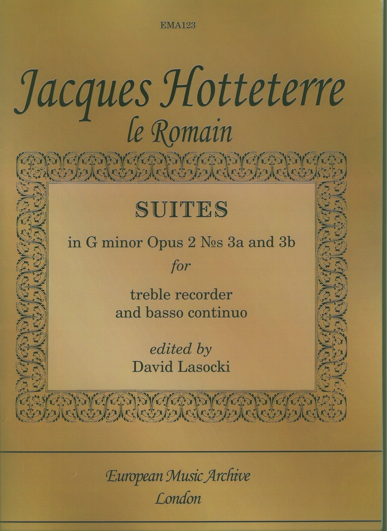 Suite in g minor Opus 2 No's 3a and 3b