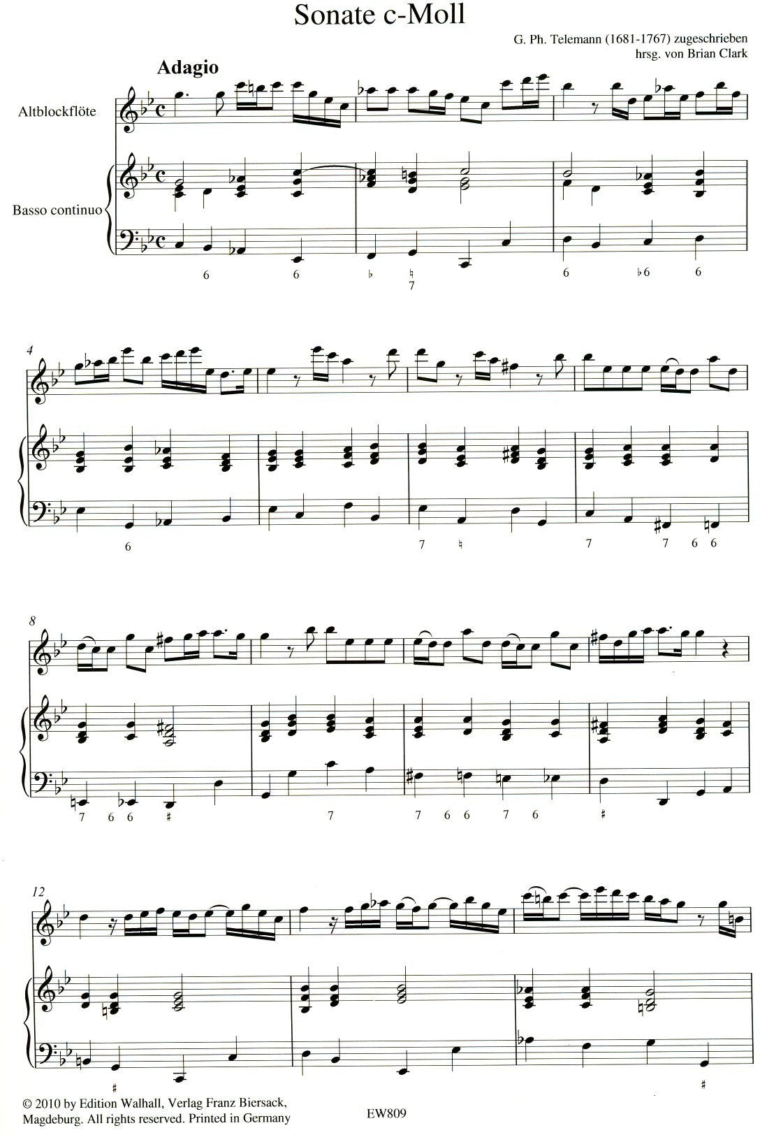 Sonata in c minor