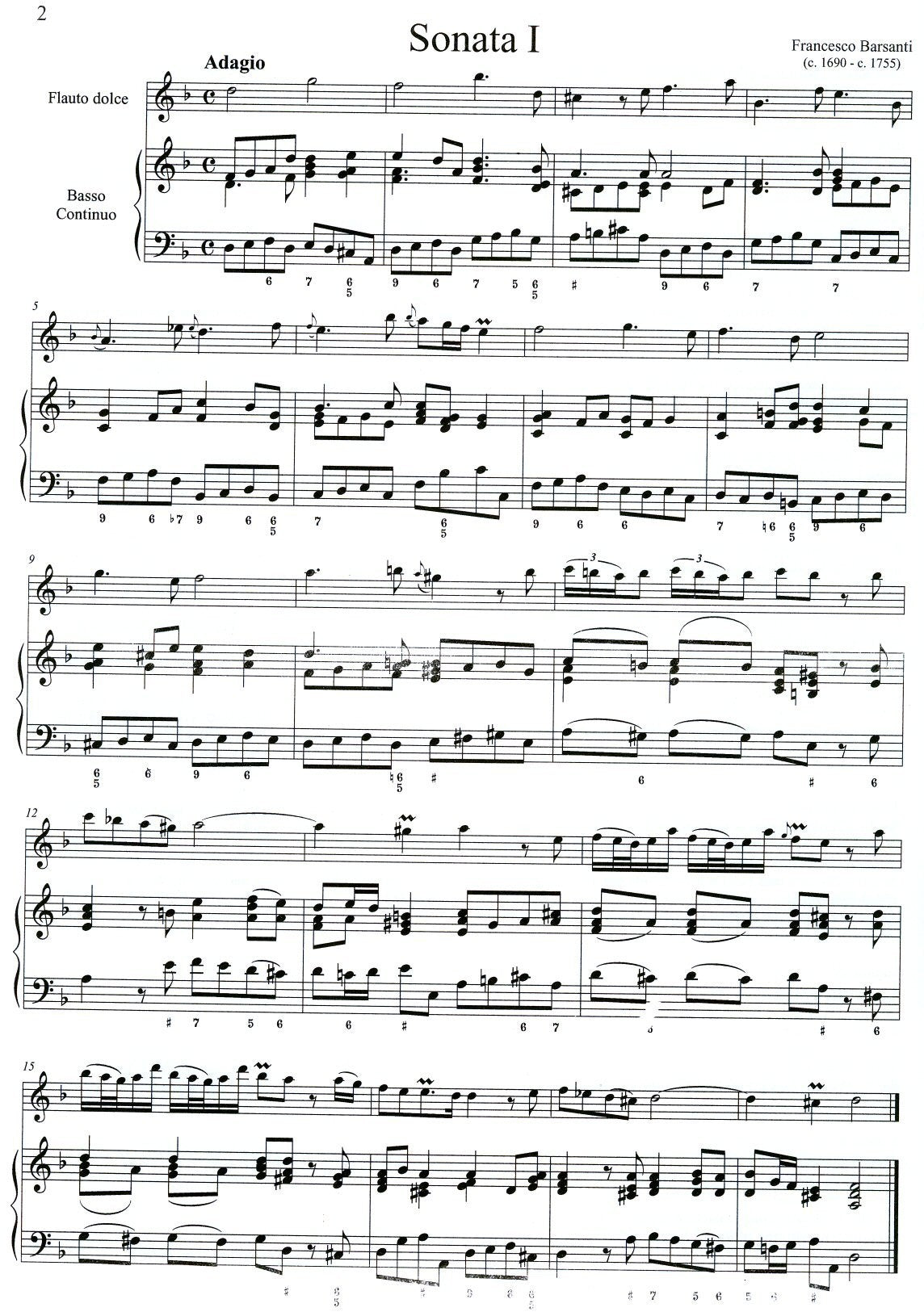 Complete Original Recorder Sonatas