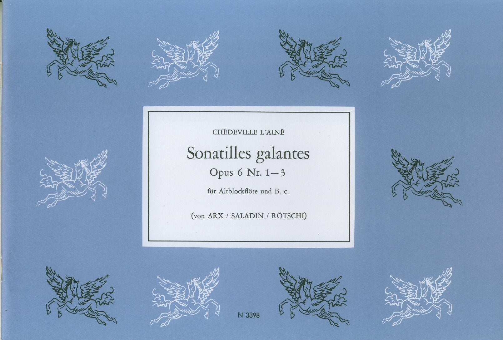 Sonatilles galantes Op 6 Nos 1-3