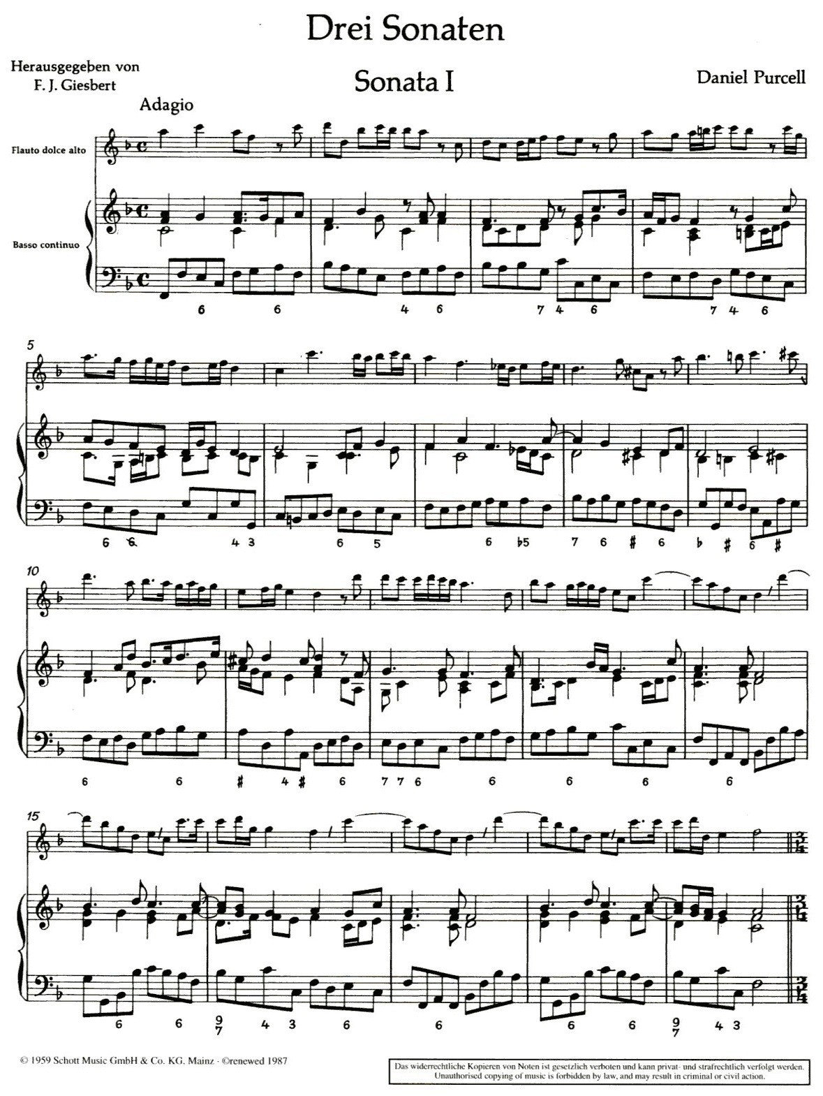 Three Sonatas