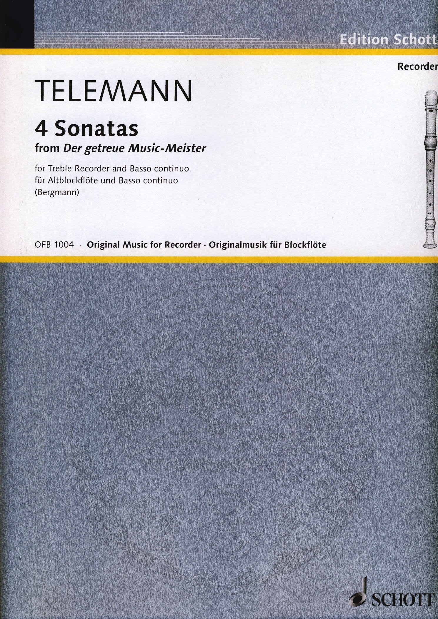 Four Sonatas from Der getreue Music-Meister