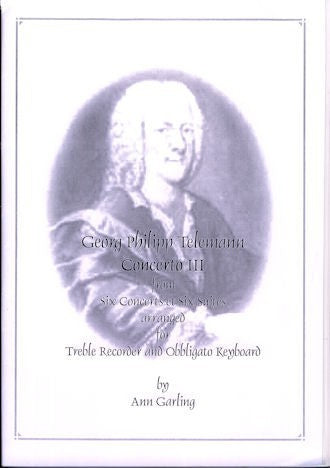 Concerto III from Six Concerts et six suites TWV42:A3 (1734) in a minor