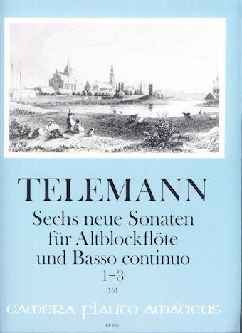 Sechs neue Sonaten fur Altblockflote und Basso continuo