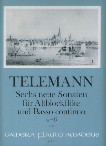 Sechs neue Sonaten fur Altblockflote und Basso continuo No 4-6