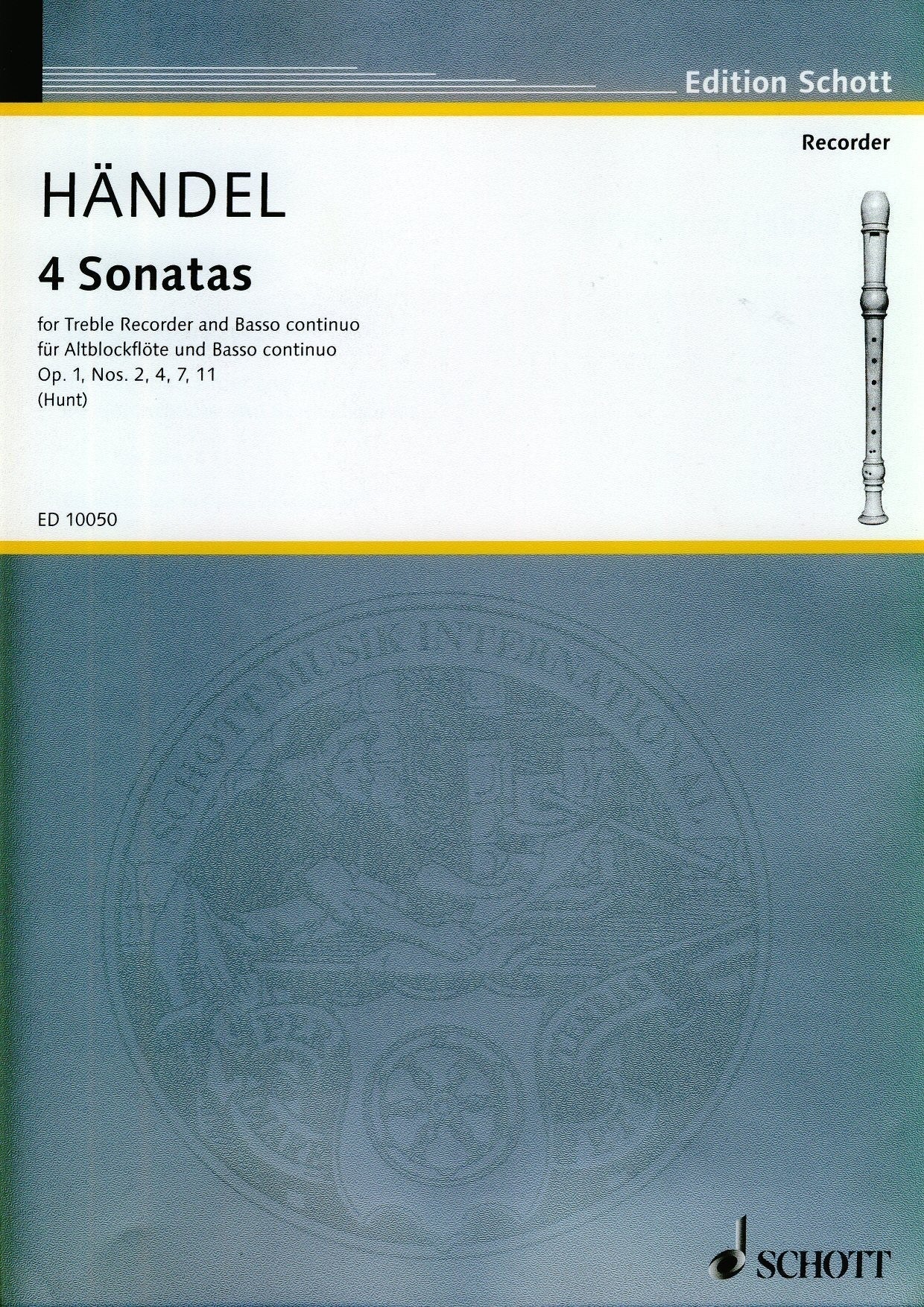 Four Sonatas Op 1, Nos 2, 4, 7, 11