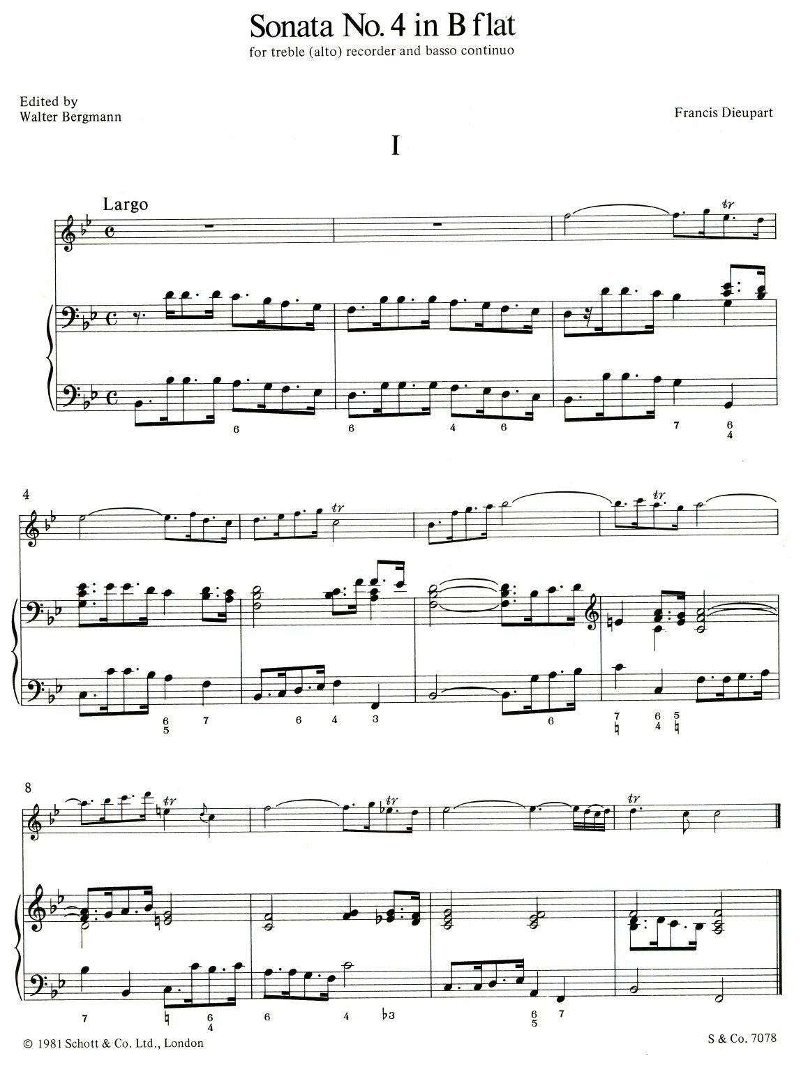 Sonata no 4 in Bb