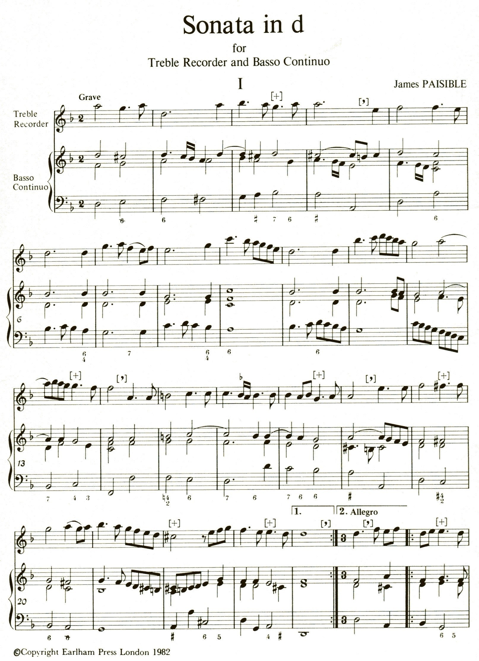 Sonata in d