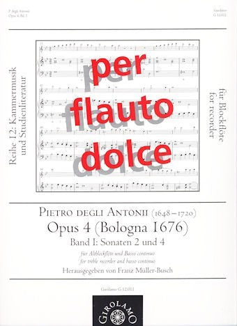 Sonatas 2 & 4 Op 4