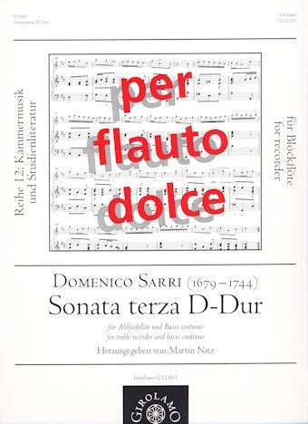 Sonata no 3 in D Major