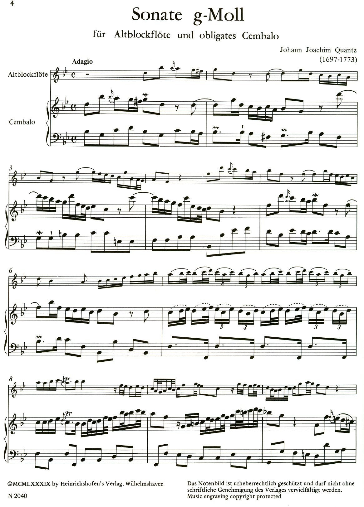 Sonata in G minor