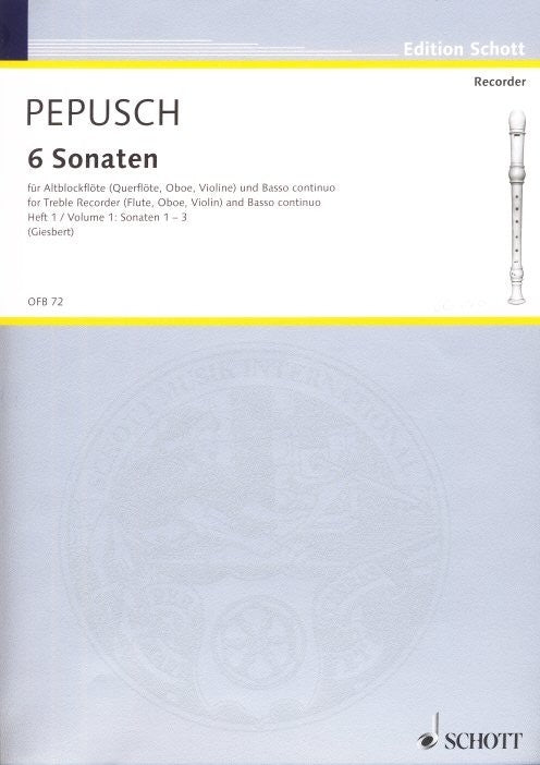 6 Sonatas, Vol 1