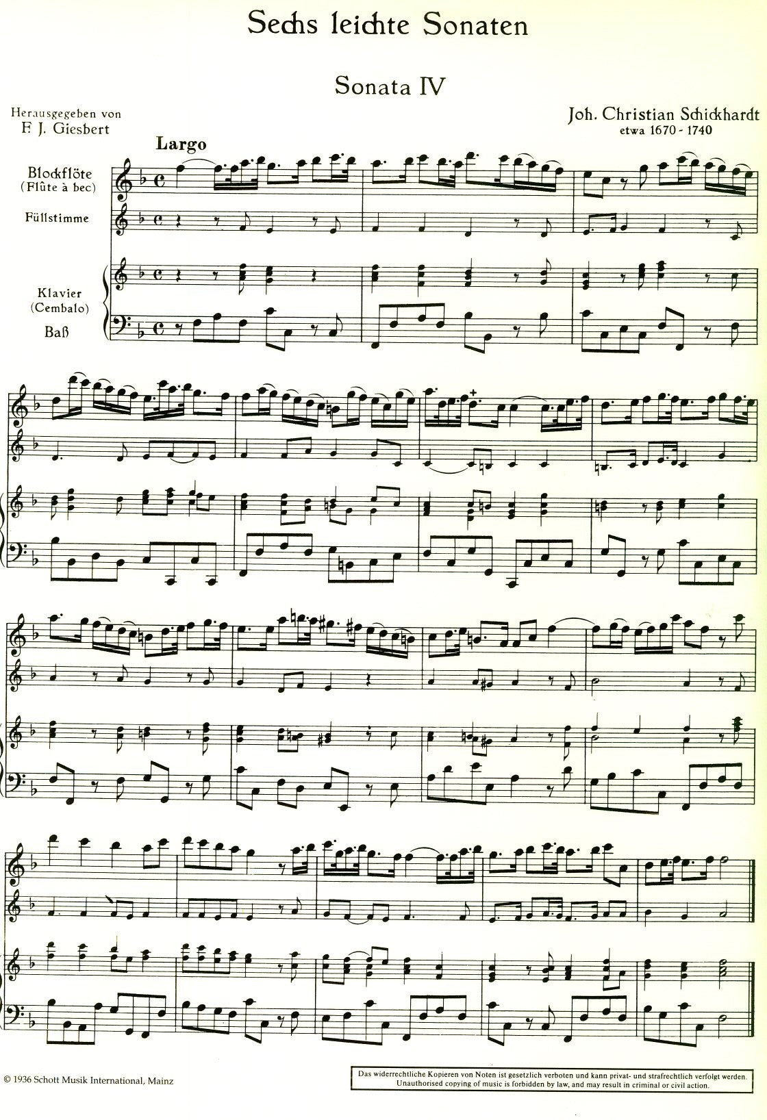 6 Easy Sonatas