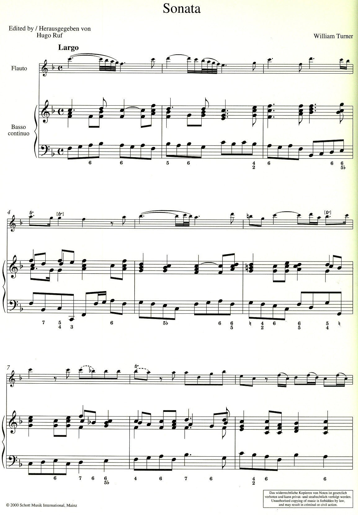 Sonatas 3 of the English Baroque