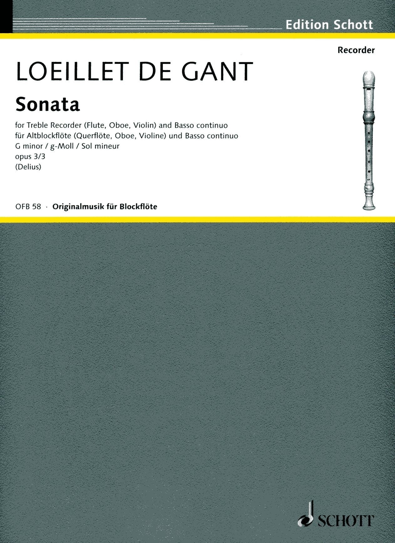 Sonata in g minor Op 3 No 3