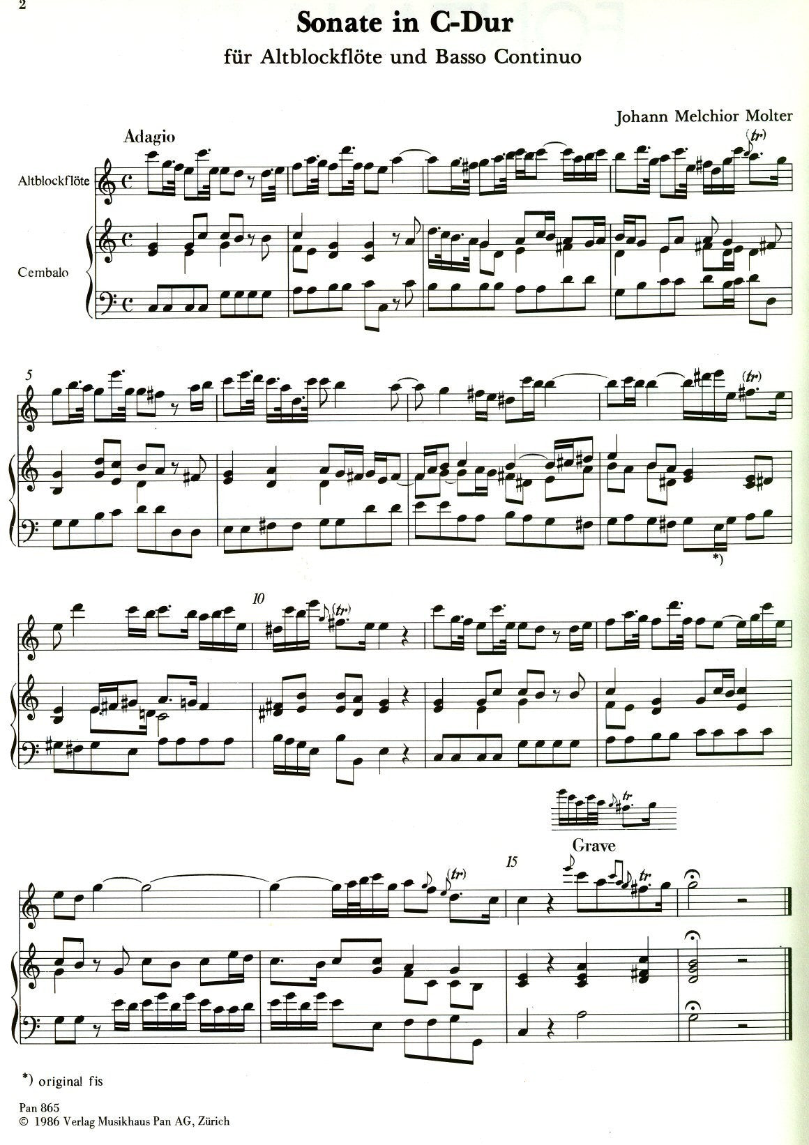 Sonata in C Major