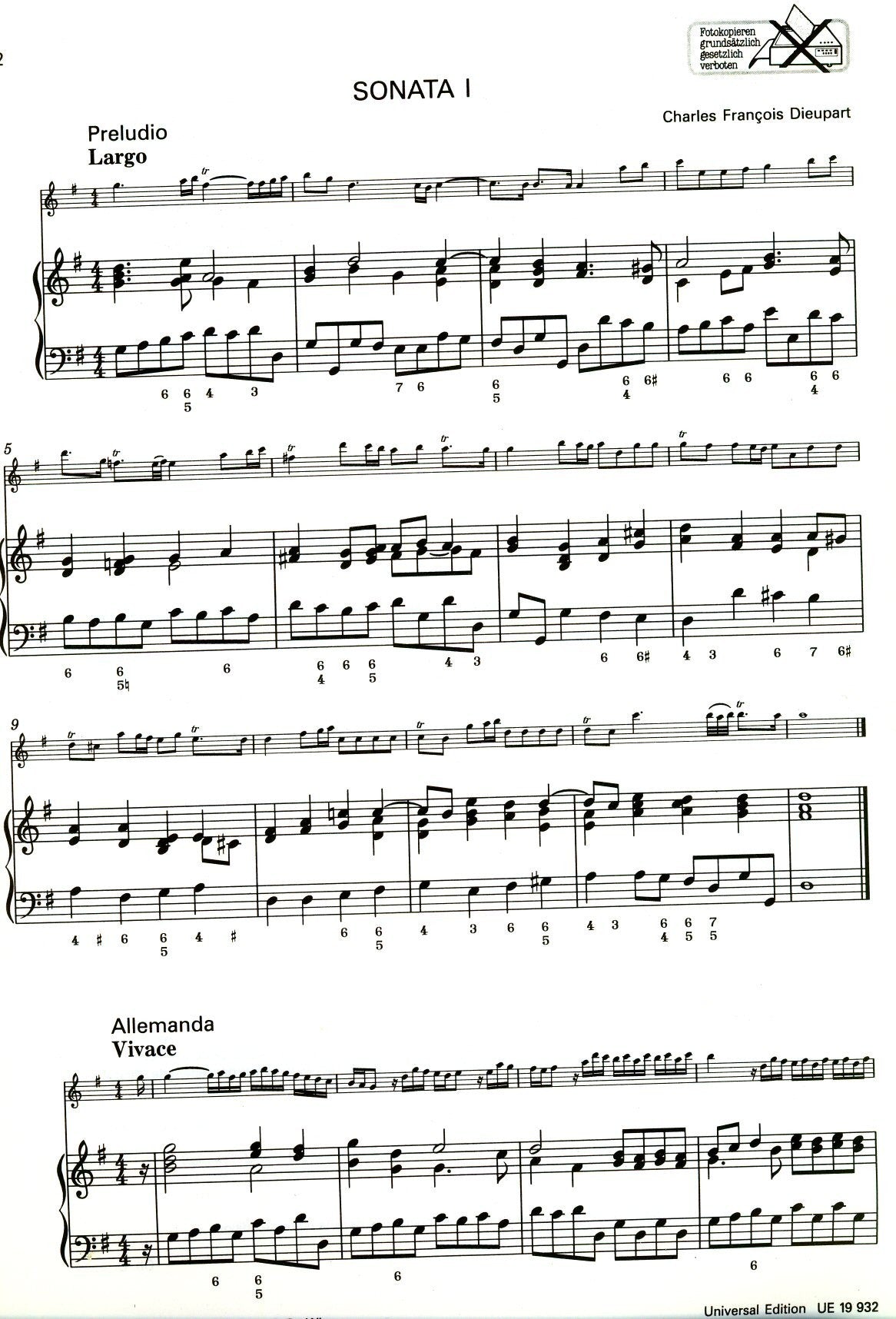6 Sonatas, vol 1 (Nos 1-2)