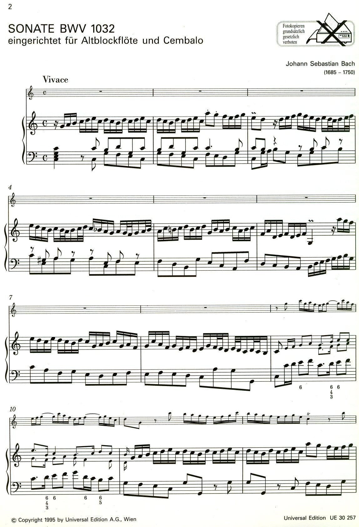 Sonata BWV1032