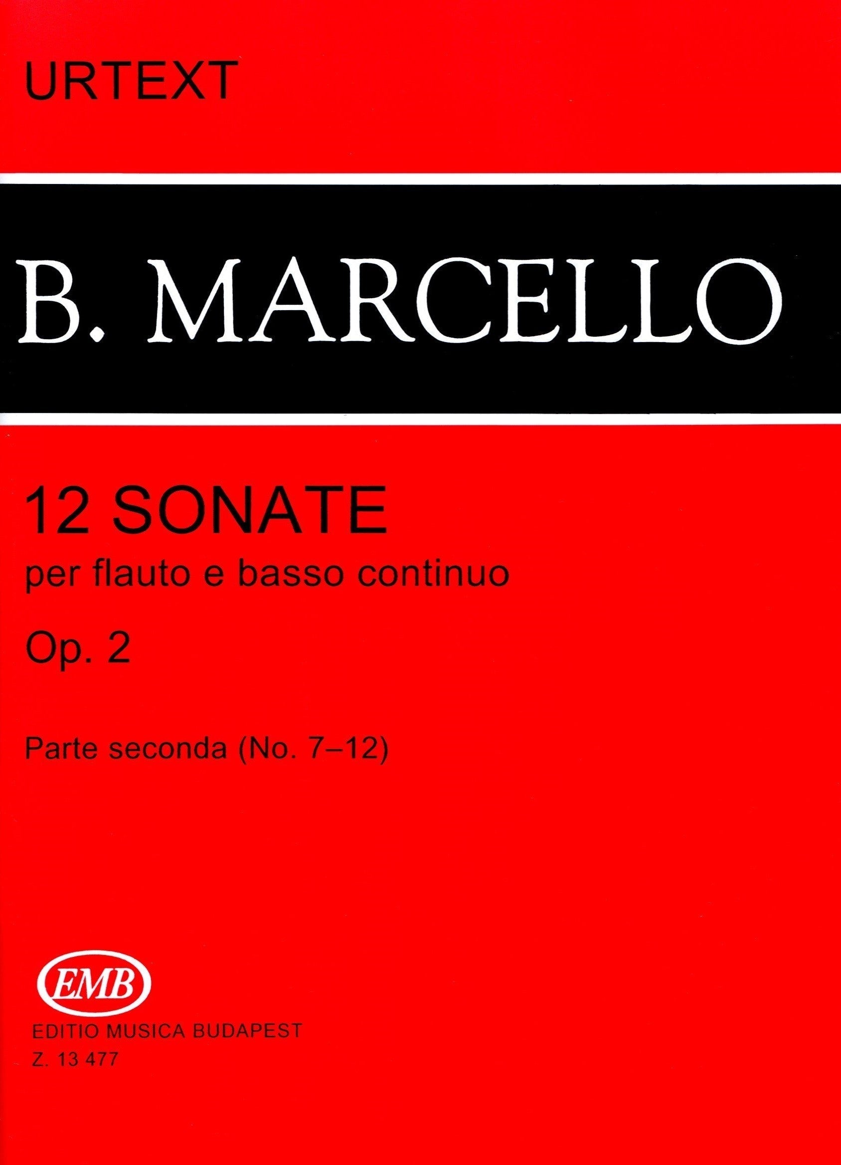 12 Sonatas Op 2  Part II (nos 7-12)