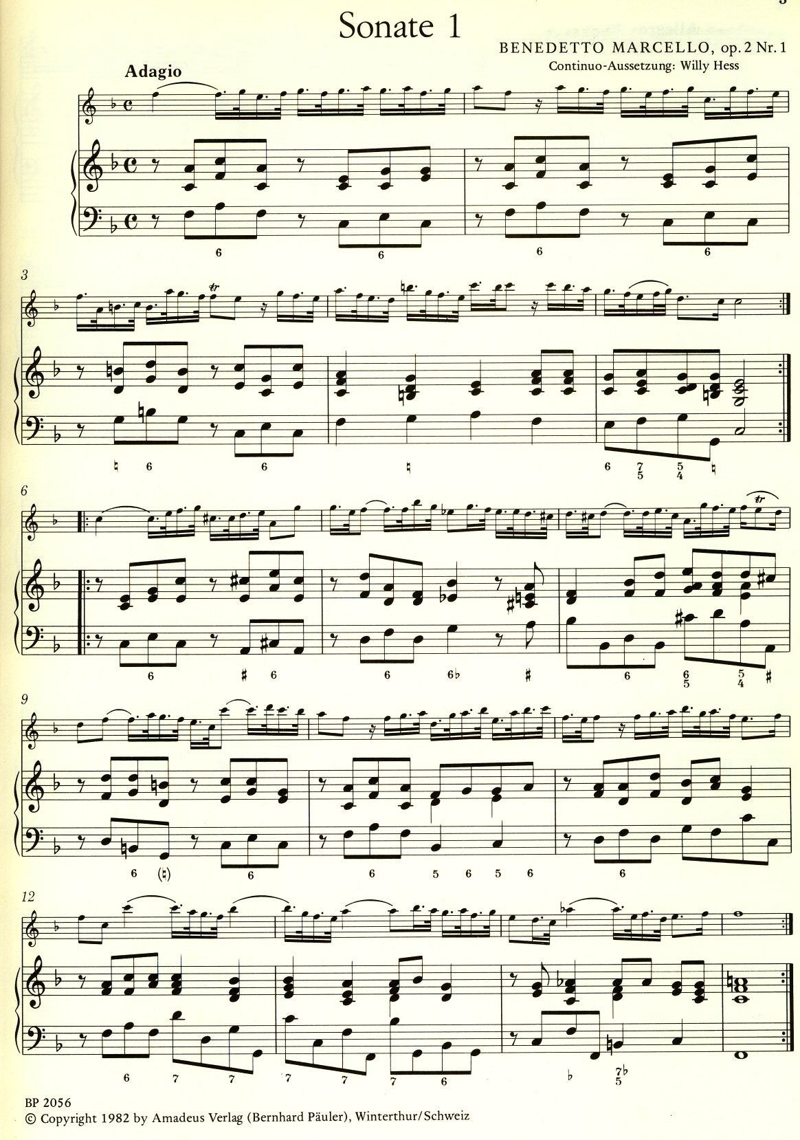 12 Sonatas Op2 Vol 1