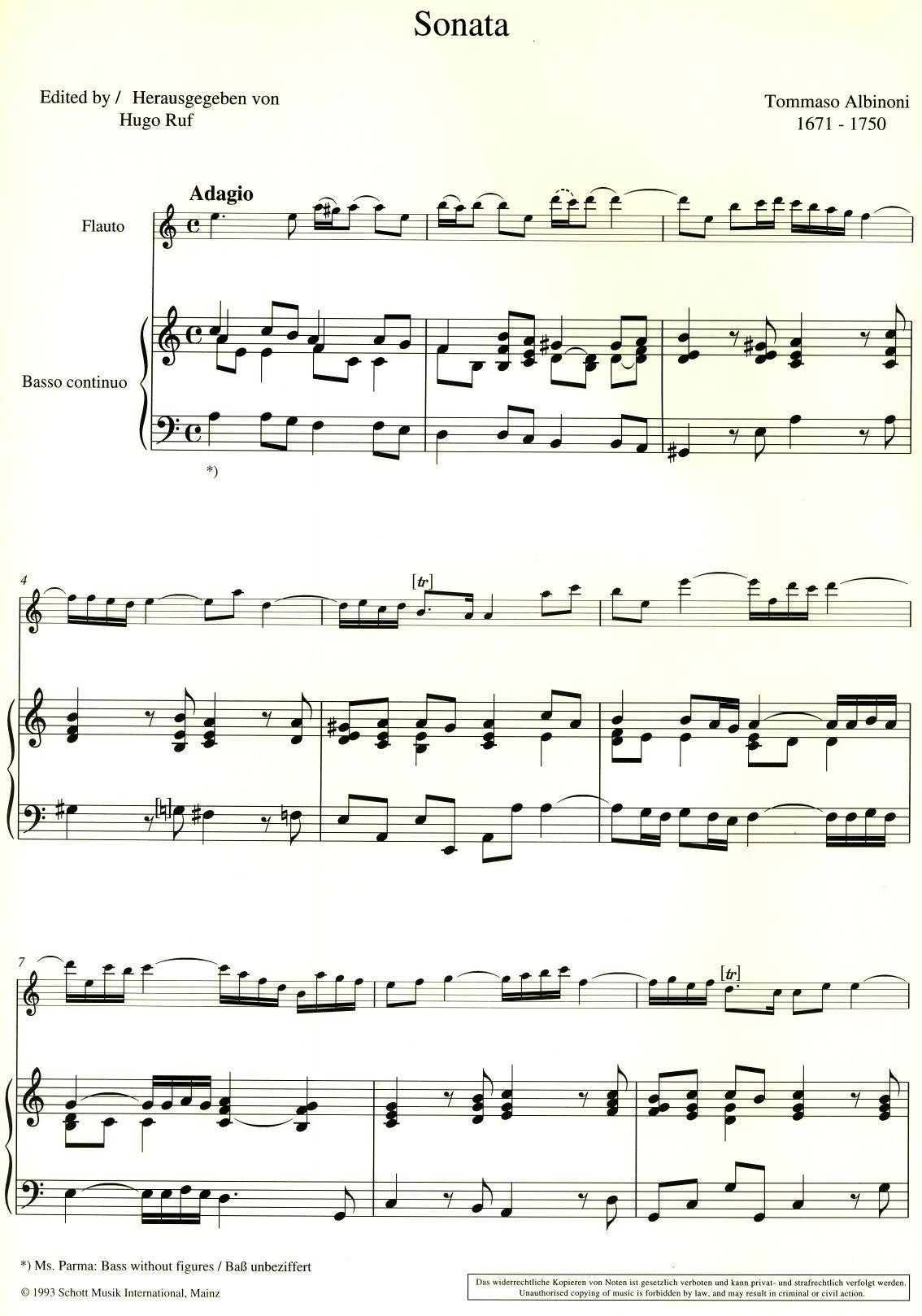 3 Sonatas of the Italian Baroque