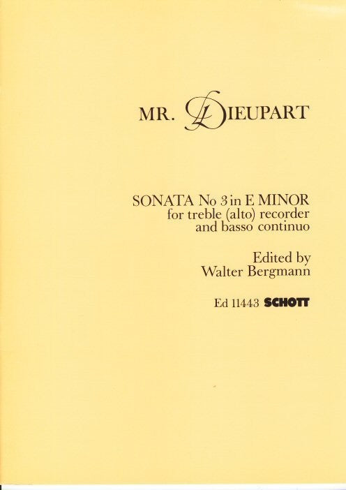 Sonata no 3 in e minor