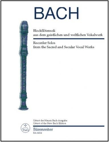 Recorder Solos from the Sacred and Secular Vocal Works