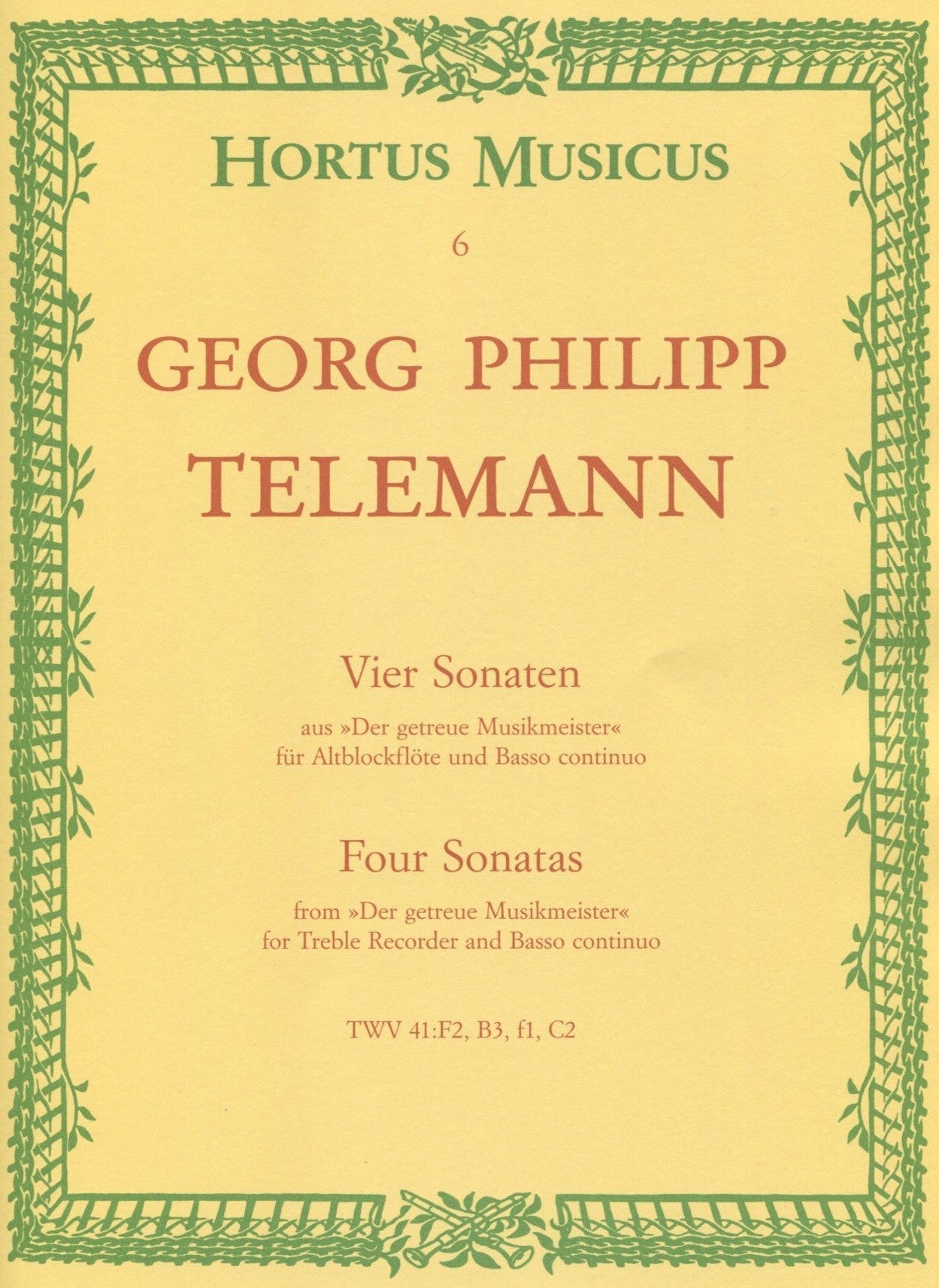 Four Sonatas from "Der getreue Musikmeister"